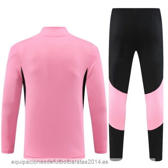 Nuevo Conjunto Completo Sudadera Entrenamiento Argentina 2023 Rosa Negro Baratas